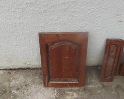 Meuble en bois aérogommé