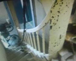 Décapage escalier et rambarde en bois
