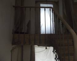 Décapage escalier et rambarde en bois